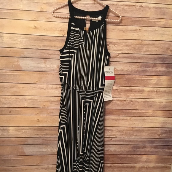 Calvin Klein Dresses & Skirts - NWT Calvin Klein black and white long dress